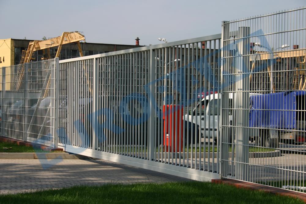 Ogrodzenie panelowe placu manewrowego